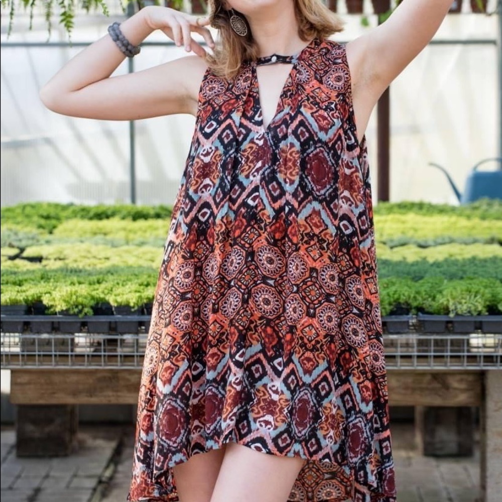 Soul Flower Fashion Fuse Boho Tunic Top Dress